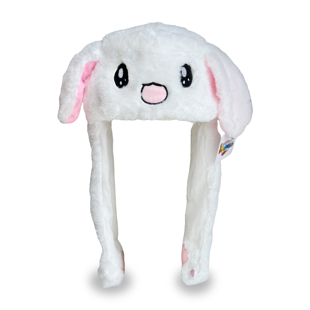 Animal Hats - Bunny Pop - White Bunny