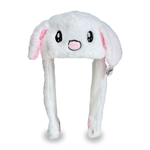 Plush Rabbit Hat Ears Moving Fantadool Funny Bunny Plush Hat Cap