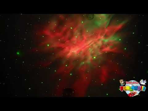 video demonstration of the ufo galaxy projector 
