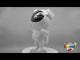 video demonstration of astronaut galaxy projector 