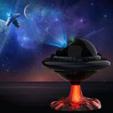 art with lights of the ufo galaxy projector 